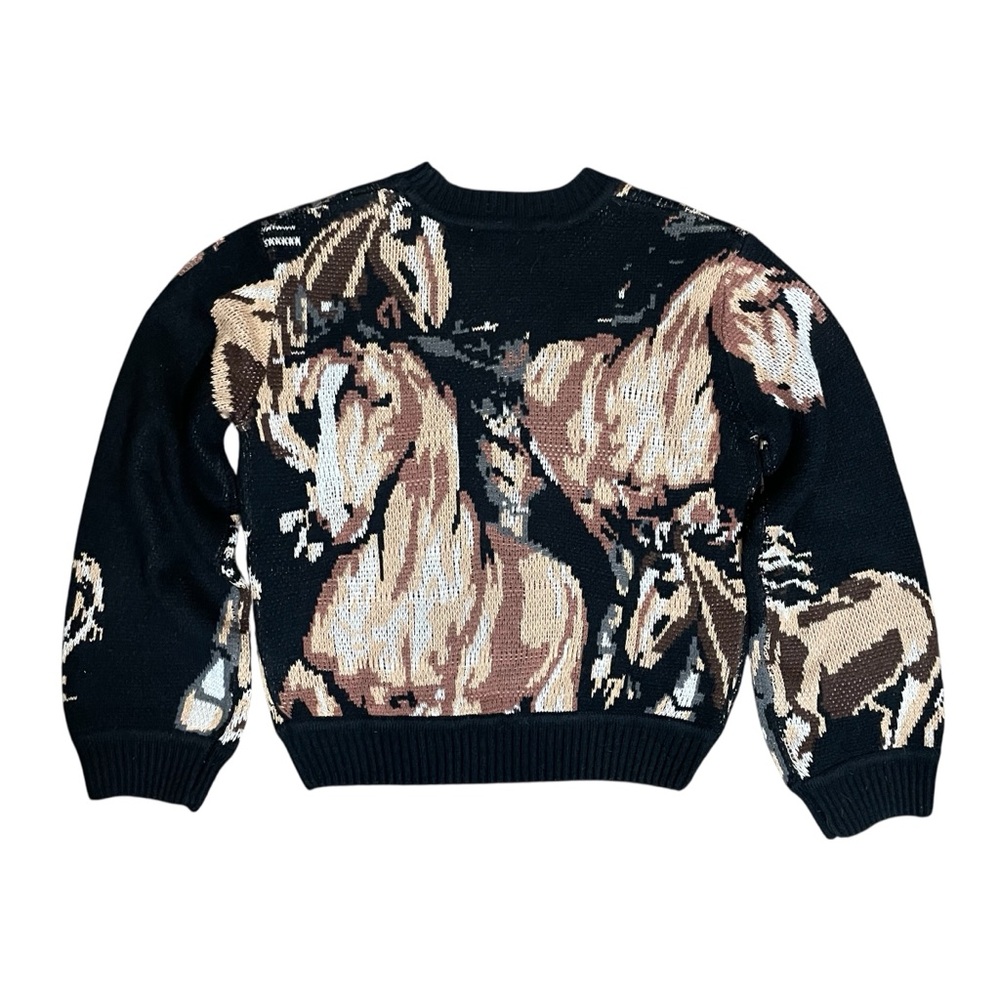 House Of Sunny Wild Horses Landscape Sweater Vol 18 - Picture 4 of 6
